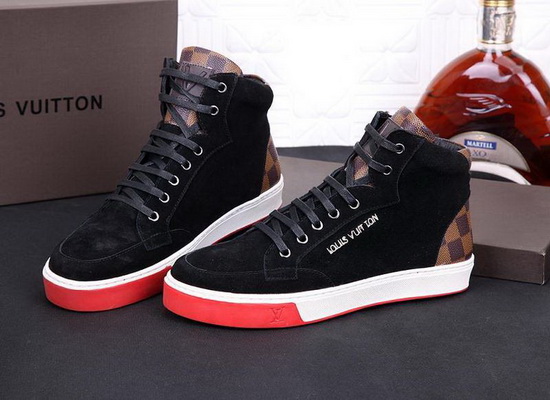 LV High-Top Fashion Men Shoes--057